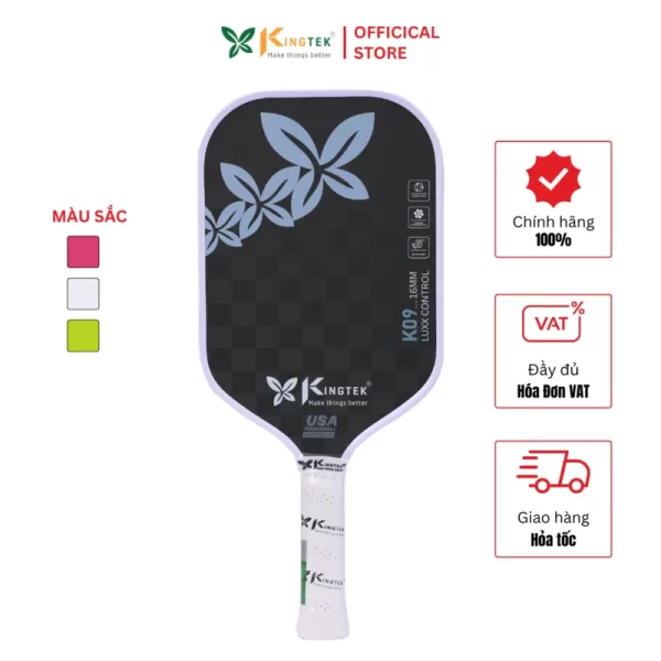 Vợt Pickleball Kingtek K09 Luxx Control 16mm