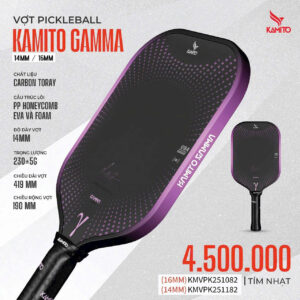 Vợt Pickleball Kamito Gamma 14mm