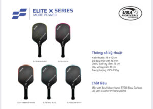 Vợt Pickleball Pro Series – Elite X